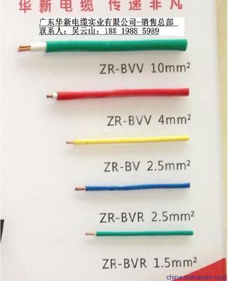 供应广东华新阻燃多股电线ZRBVVR6 产品特性、应用领域与选购指南